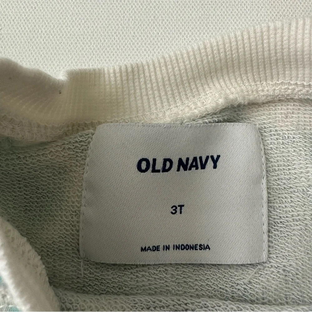 Old Navy Toddler Girl Short Sleeve Sweatshirt Size 3T